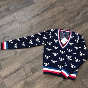 Forever 21 French Bulldog Sweater size Small